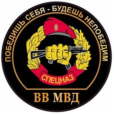 Наклейка на авто, мотоцикл, снегоход, шлем, сноуборд, скейтборд, зеркало, стекло, холодильник, ноутбук, компьютер, PS - Спецназ ВВ МВД Pechat Rezka