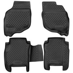 Коврики в салон HONDA Fit GD1 JDM, 06/2001–09/2007, П.Р., 4 шт. (полиуретан) Element