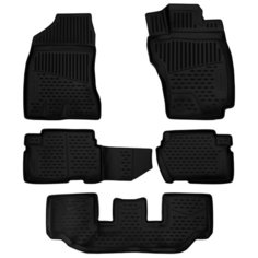 Коврики 3D в салон TOYOTA Wish 4WD (25), 2009-2012, 2012->, Мв., правый руль, 5 шт. (полиуретан) Element