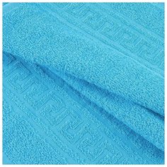 Полотенце "Barakat" махровое; ярко-голубой, размер 70х140 Баракат Текс