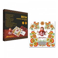 Весы кухонные МАТРЕНА МА-033 электронные 7кг матрешка 005987 Матрёна