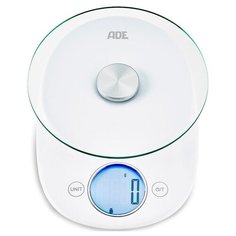 Весы кухонные ADE Carla KE1705 white, стекло
