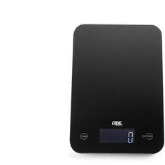Весы кухонные ADE Slim KE863 black, стекло