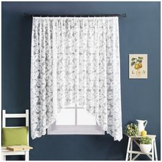 Тюль PASIONARIA "Флай Белый" на шторной ленте, 300х165 см - 1 шт.