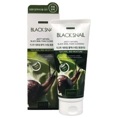 JIGOTT Очищающая пенка с муцином черной улитки Natural Black Snail Foam Cleansing 180мл