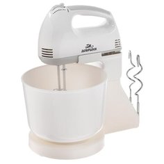 Миксер "Добрыня" DO-2323, стационарный, 250 Вт, 2 л, 7 скоростей, 2 насадки, белый 6490203