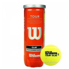 Мяч теннисный WILSON Tour Clay арт.WRT108900 3шт