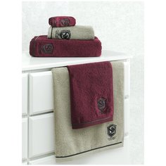 Soft сotton LUXURE лицевое полотенце бордовый