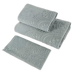 Soft cotton CIRCLE лицевое полотенце серый
