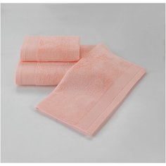 Soft cotton BAMBU лицевое полотенце персиковый