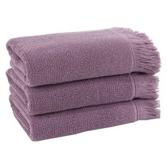 Soft cotton FRINGE банное полотенце фиолетовый