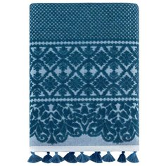 Полотенце жаккард с бахромой 50X90 Noya Бирюзовый Arya