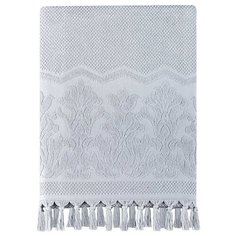 Полотенце жаккард с бахромой 50X90 Rita Серый Arya