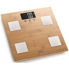 Весы напольные ADE Barbara BA914 bamboo, с анализатором тела