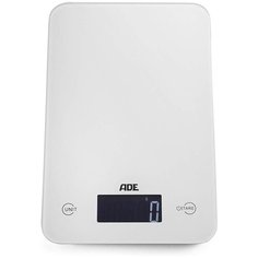 Весы кухонные ADE Slim KE915 white, стекло