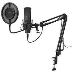 Микрофон проводной Hama Stream 800 HD 2.5м черный