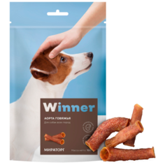 Лакомство для собак Winner Аорта говяжья, 100 г