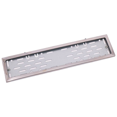 Рамка для номера Dollex SPL-25 серебристый 1 шт.