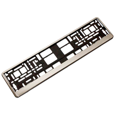 Рамка для номера Dollex SPL-17 хром 1 шт.