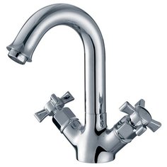 Смеситель для раковины (умывальника) KAISER Cross 41011 двухрычажный хром