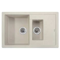 Врезная кухонная мойка 78 см KAISER KG2M-7850 sand