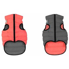 Жилет для собак AiryVest двусторонний 50 M коралловый/серый