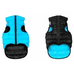 Жилет для собак AiryVest двусторонний 50 M черный/голубой