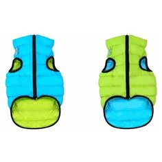 Жилет для собак AiryVest двусторонний 50 M салатовый/голубой