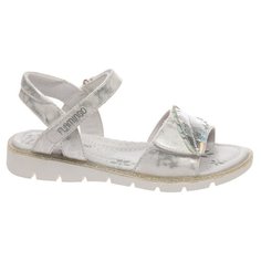 Босоножки Flamingo размер 32, серебристый