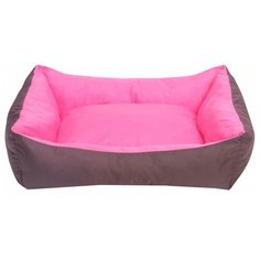 Лежак для собак и кошек Lion Уют L 57х48х14 см розовый