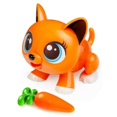Робот Junfa toys Тигренок K-78 ходит за морковкой со световыми и звуковыми эффектами оранжевый