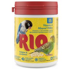 RIO Витаминно-минеральные гранулы для волнистых и средних попугаев, 120 г