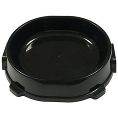 FAVORITE миска пластиковая нескользящая черная 0,22л