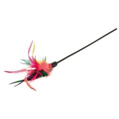 TRIXIE Игрушка для кошек "Удочка с перьями" 50см