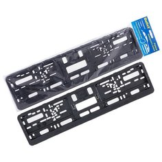 Рамка номерного знака Dollex SPL-09 пластмассовая, тип Книжка (уп. 2 шт.)