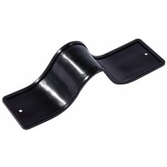 Рамка номерного знака силиконовая без адаптера, черная Dollex