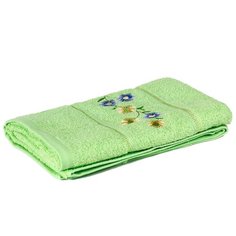 Махровое полотенце для лица и рук UTEX 100 х 50 см цветы