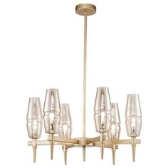 Подвесная люстра Maytoni Lita H002PL-06G