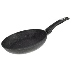 Сковорода PROFFI KITCHEN PKT0160, BLACK STONE из алюминия с антипригарным покрытием 24 см