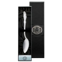 Ложка столовая посеребренная "Герб" в футляре Кольчугинский мельхиор