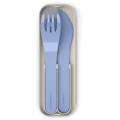 Набор из 3 столовых приборов Monbento в футляре MB Pocket color bleu infinity (24050028)