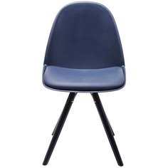 KARE Design Стул Candy, коллекция "Леденец" 49*84*53, Искусственная кожа, Полипропилен, Ясень, Синий