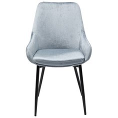 KARE Design Стул мягкий East Side, коллекция "Ист Сайд" 48*83*57, Бархат, Полиуретан, Шпон, Сталь, Серый