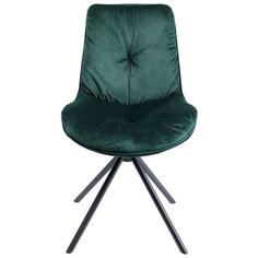 KARE Design Стул Mila, коллекция "Мила" 51*88*65, Бархат, Полиэстер, МДФ, Сталь, Зеленый