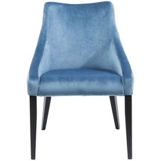 KARE Design Стул мягкий Mode, коллекция "Режим" 60*87*70, Бархат, Полиуретан, Бук, Синий