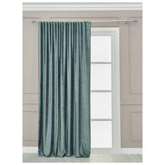 Штора "Бархат" SANPA HOME COLLECTION, 200*280 см, серо-голубой