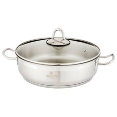 Сотейник Agness professional 24x06 2,7 л. нерж сталь 18/10 индукционное дно (936-305)