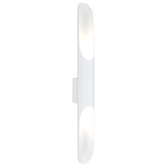 Настенный светильник со сменной лампой FW236/2 SWH белый песок G9/2 max 40W 600*60*80 (лампы LED G9 7W 4200K в комплекте) Ambrella Light