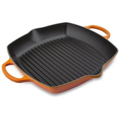 Глубокая сковорода-гриль, Огненная лава, 30 см, LE CREUSET