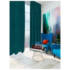 Портьера LEGRAND Бархат 180*275 изумрудный